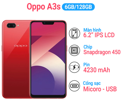 Oppo A3s Ram 6GB/128GB