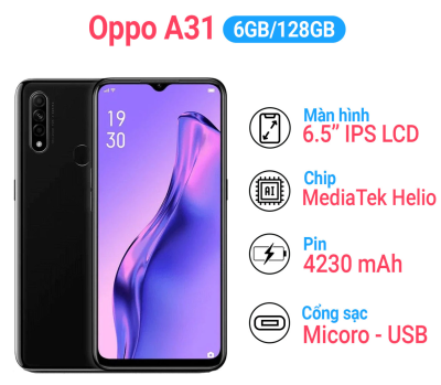 Oppo A31 Ram 6GB/128GB