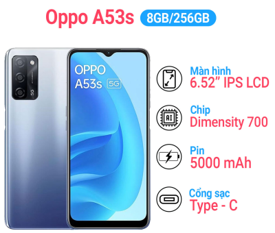 Oppo A53s Ram 8GB/256GB
