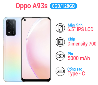 Oppo A93s 5G RAM 8GB/128GB
